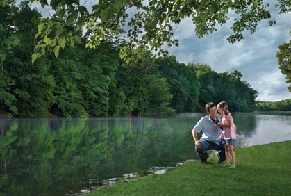 By the Lake at Tanglewood Park