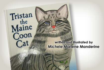 Michele Manderine:  Tristan the Maine Coon Cat