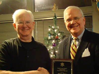 Bob Dalton with Sheriff Schatzman